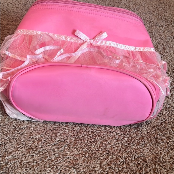 Pink Ruffled Backpack - Picture 3 of 6